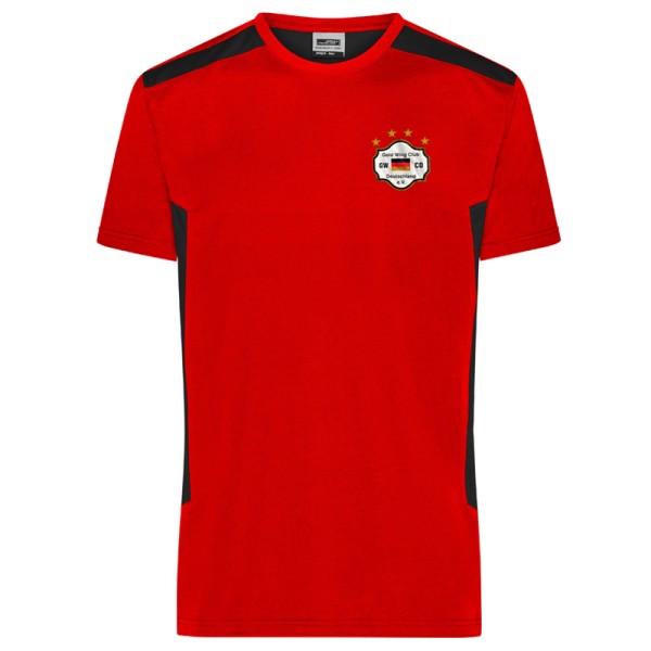 Workwear T-Shirt rot-schwarz / Herren