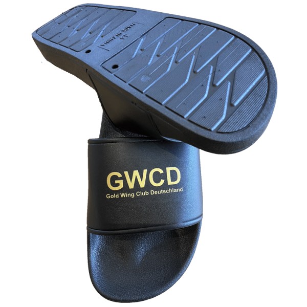 Badeschlappen GWCD Logo