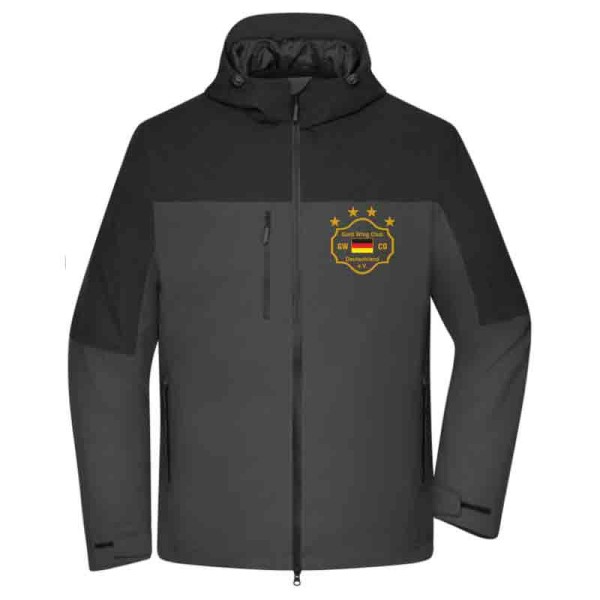 3-in-1 Jacke mit GWCD Logo grau / Herren