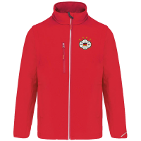 Softshell Jacke mit abnehmbaren Ärmeln rot/ Unisex Softshell Jacke mit abnehmbaren Ärmeln rot/ Unisex