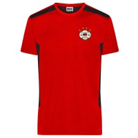 Workwear T-Shirt rot-schwarz / Herren Workwear T-Shirt rot-schwarz / Herren