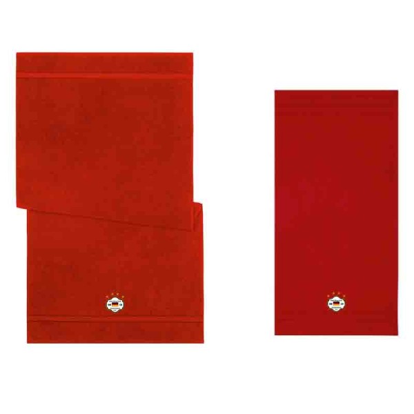 Handtuch Set / rot