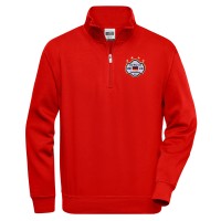 Zip-Sweat rot/ Unisex Zip-Sweat rot/ Unisex